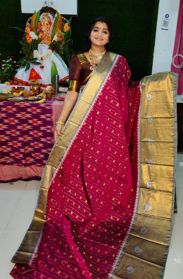 Vitange gadwal silk