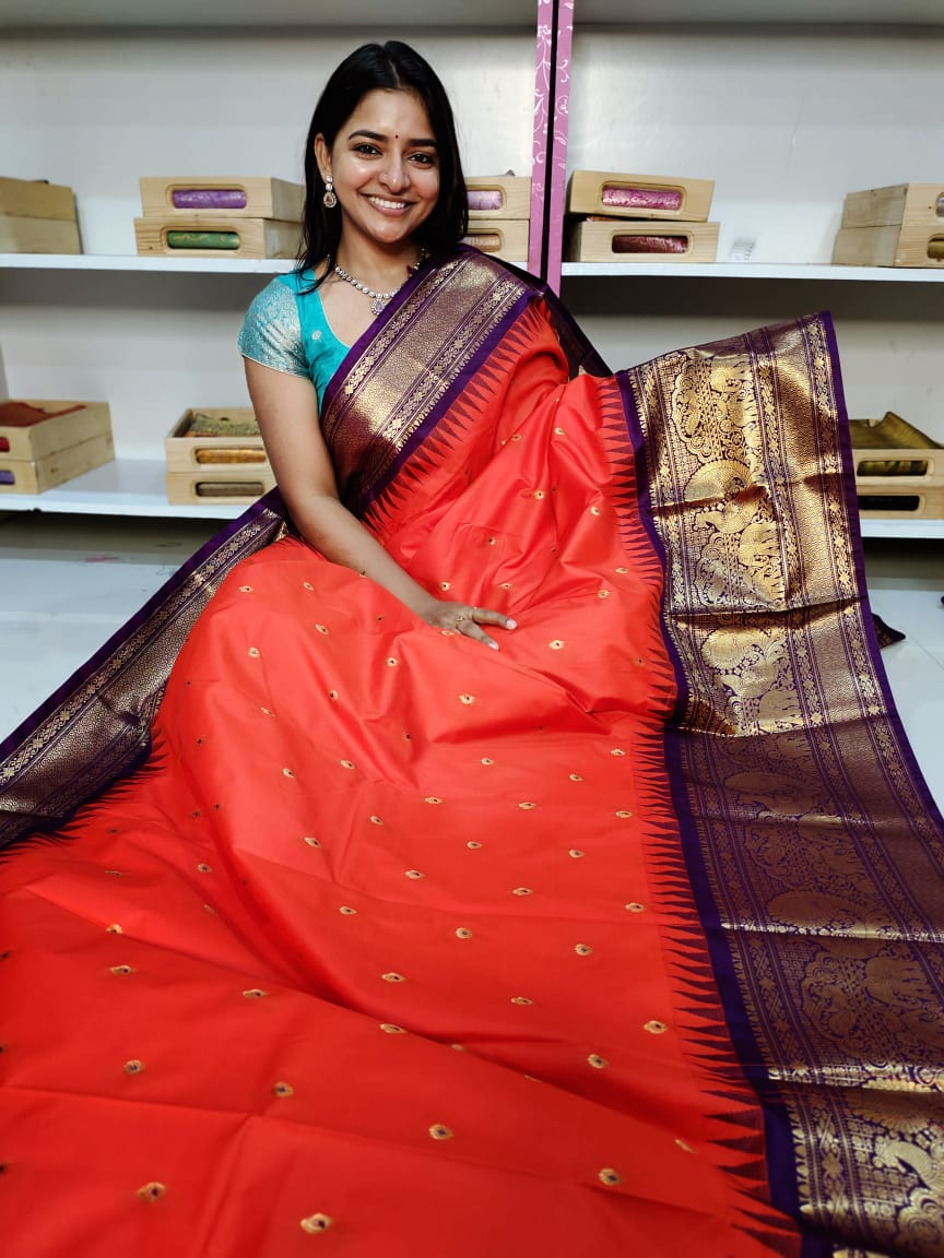 65% offer gadwal silk saree