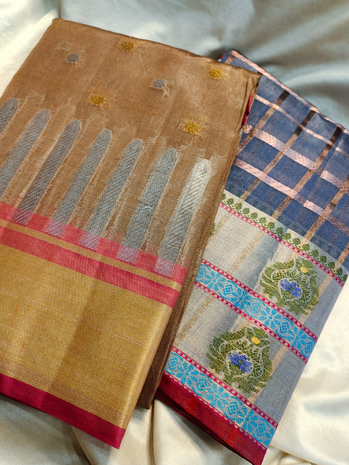 1+1 fancy saree