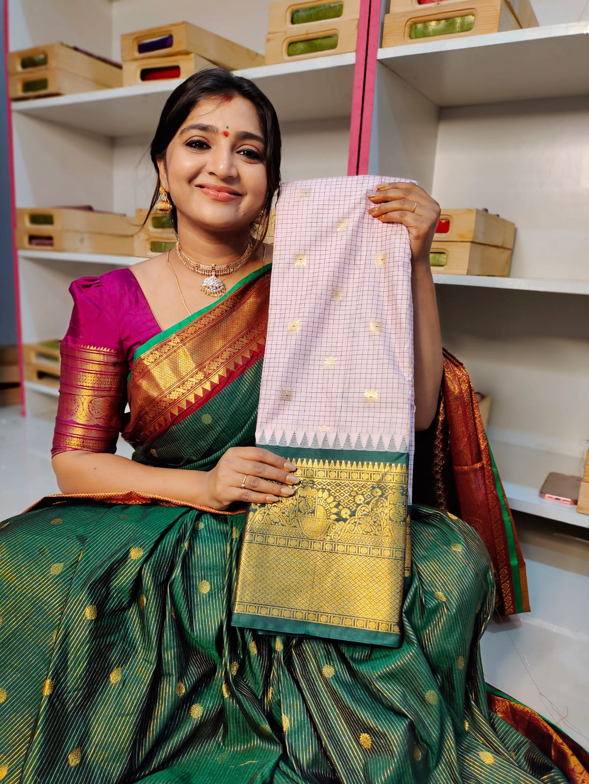 Sravanamasam gadwal silk