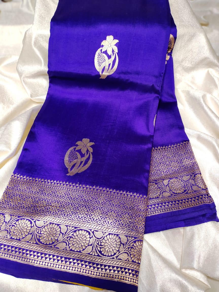 100% silk mark certified green Mango silk saree