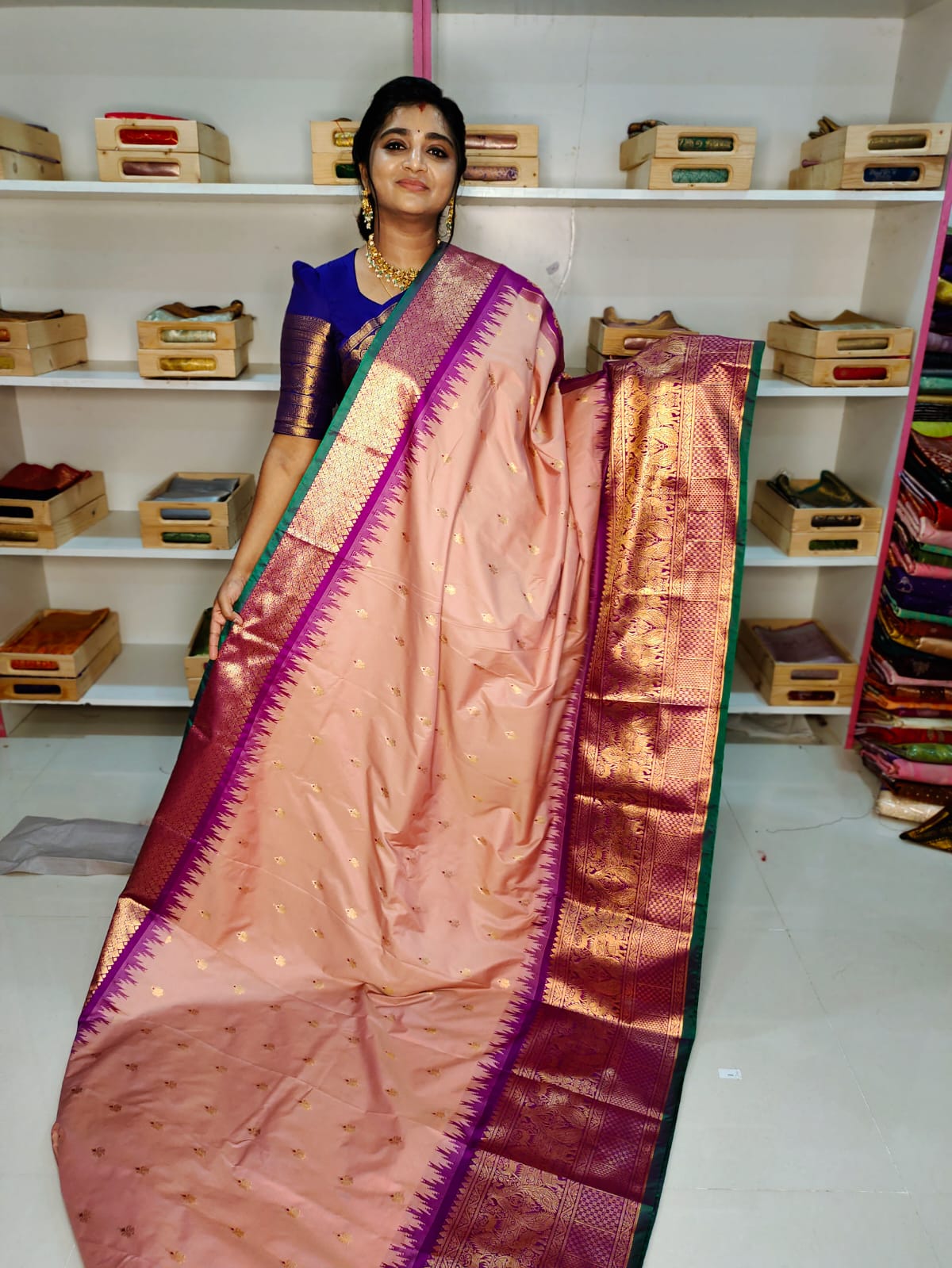Primeme gadwal silk saree