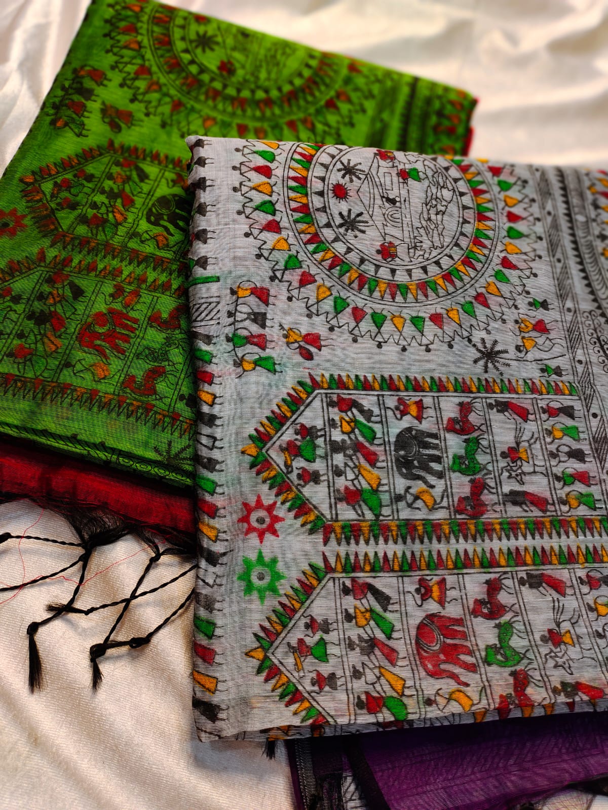 1+1 kadhi cotton saree