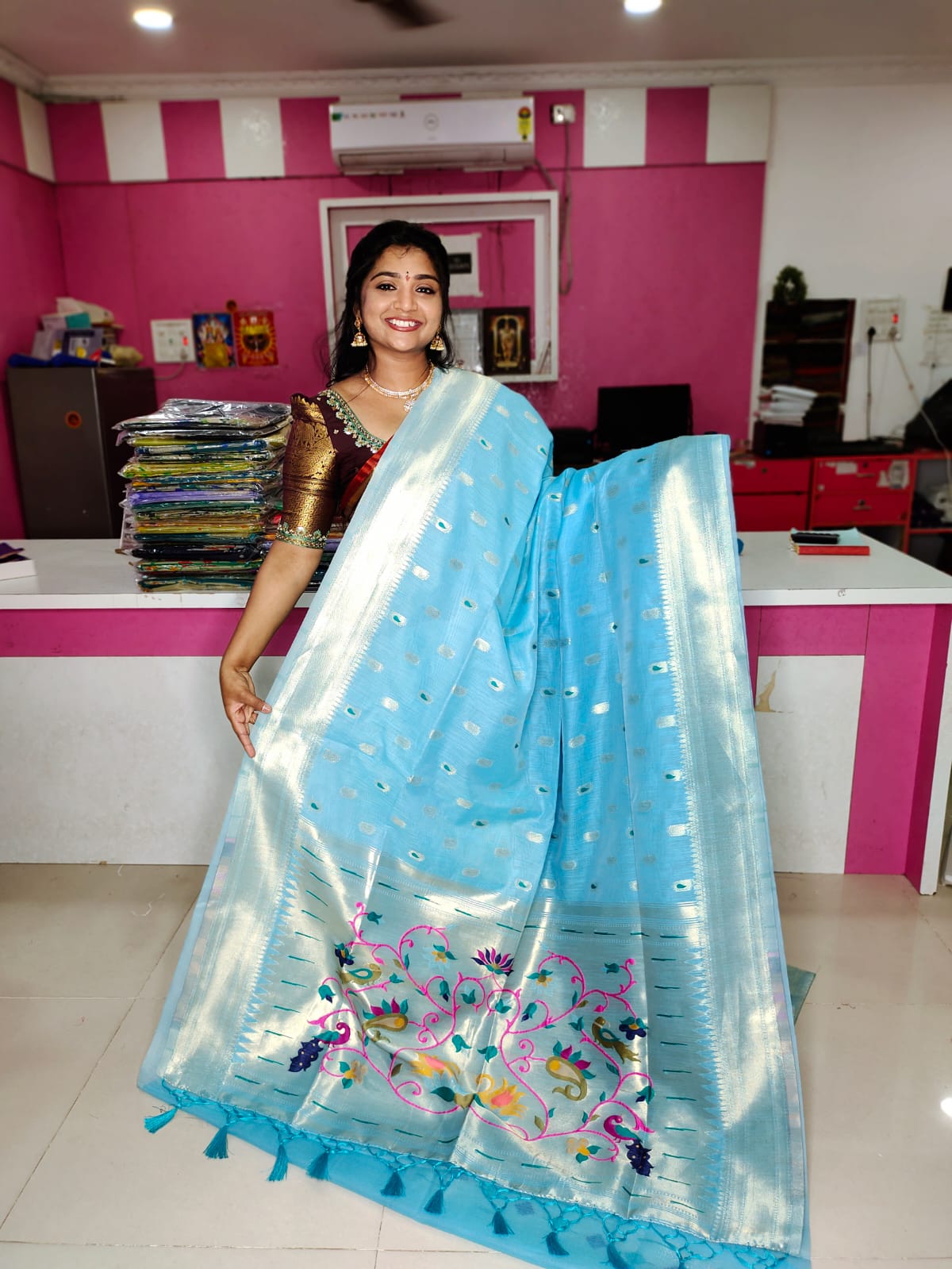 Jamdani cottone saree