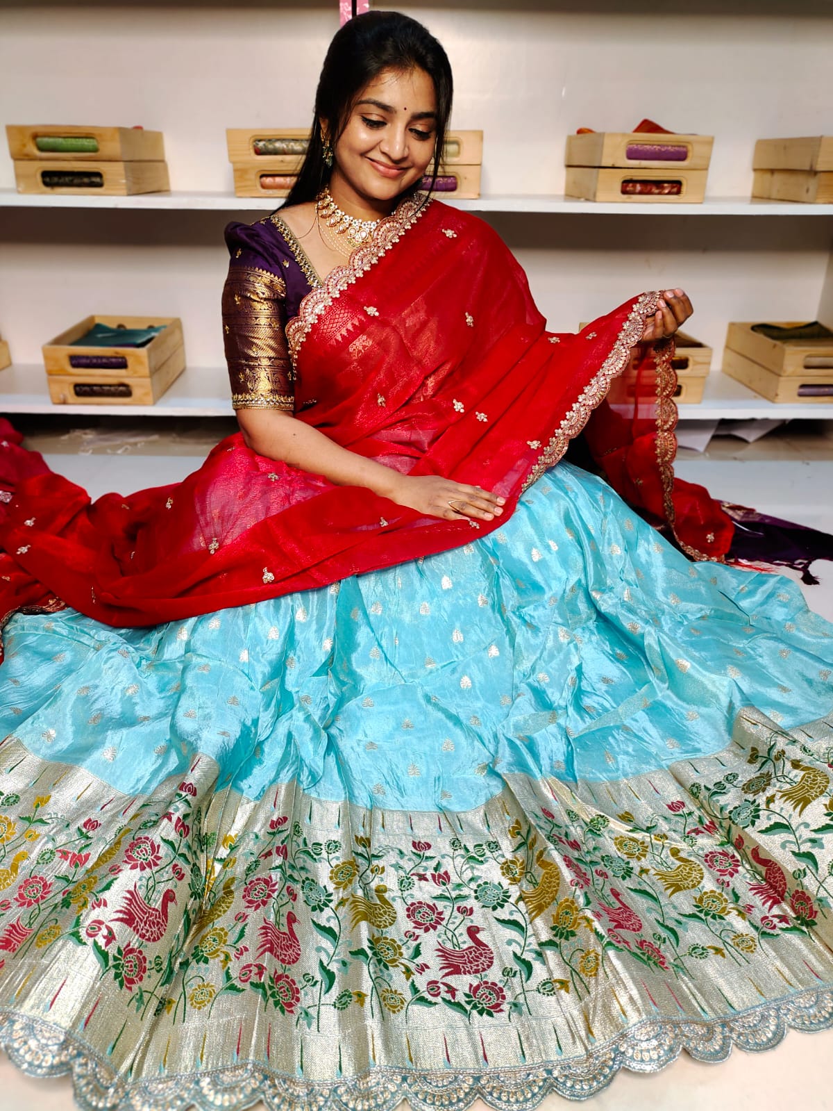 Paithani lehanga