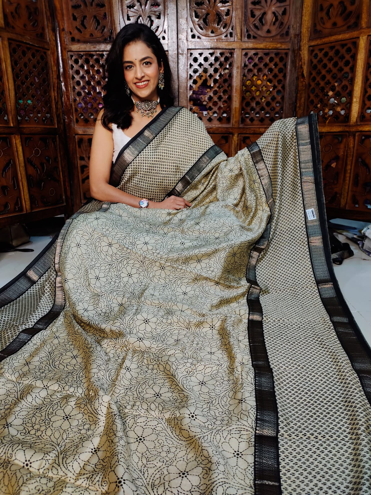 50% offer banarasi silk saree
