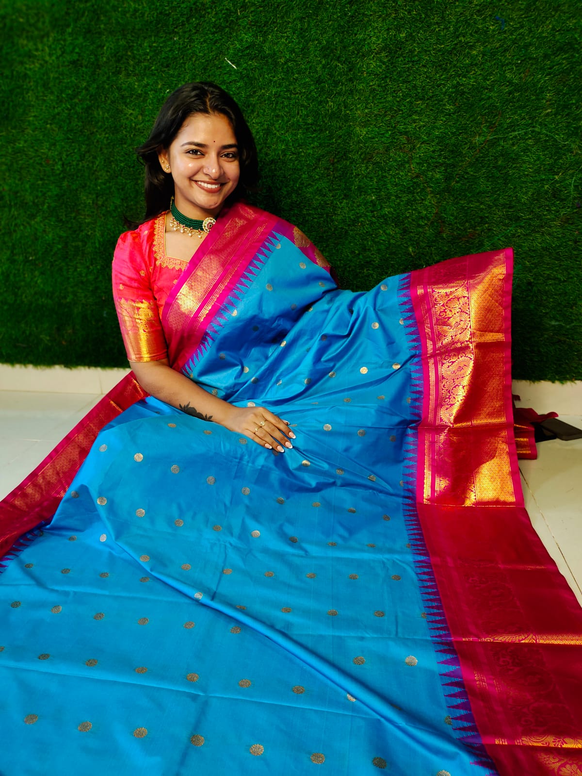 Vitange gadwal silk saree