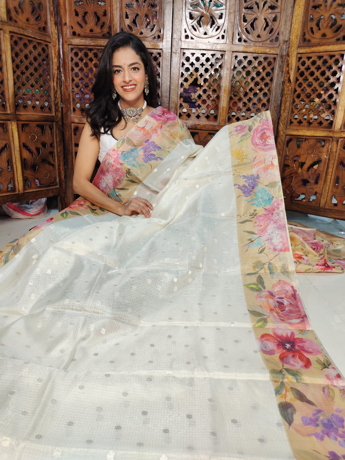 50% offer banarasi silk saree