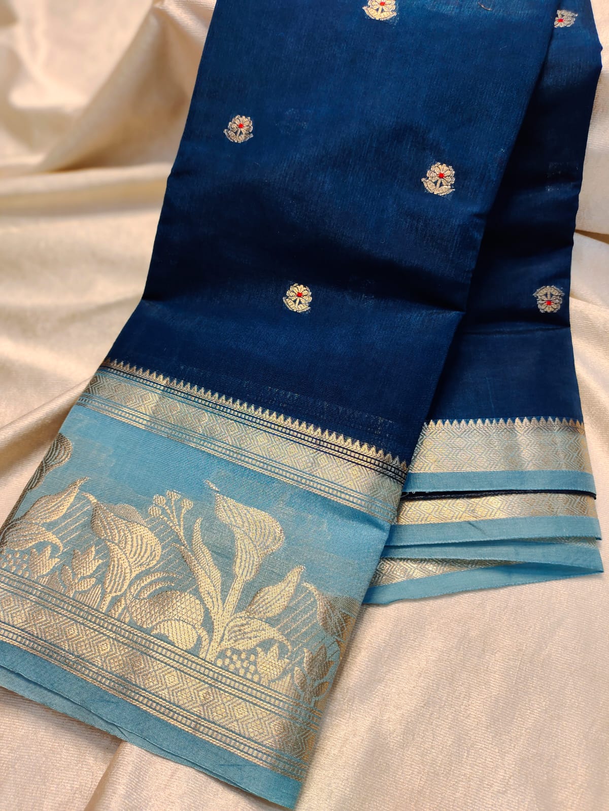 Green mango saree