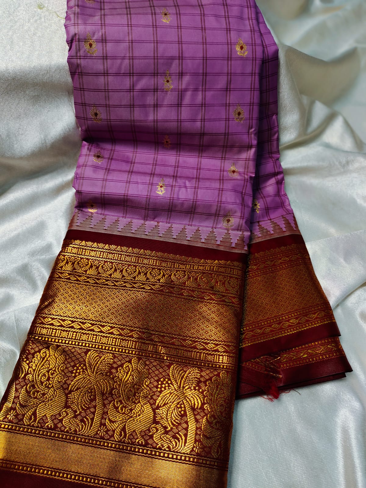 Vintage gadwal silks