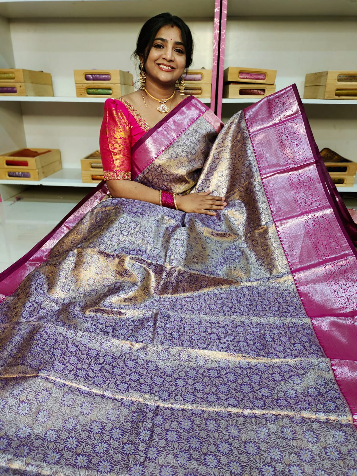 90% offer Kanchi pattu collection