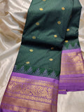 Ashadam gadwal silk saree