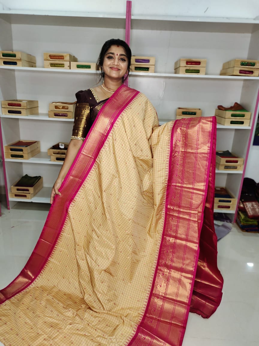 Ashadam sale gadwal silk saree