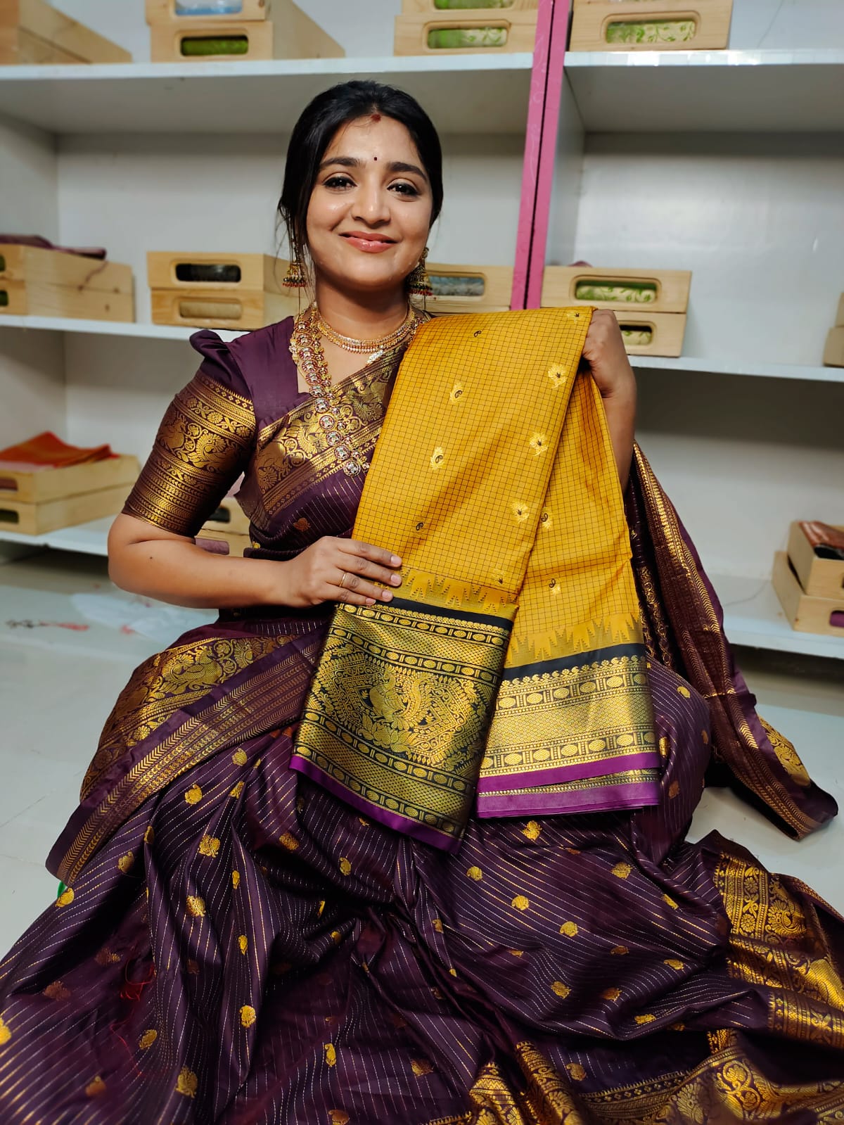 వితంగే గద్వాల్ సిల్క్ చీర