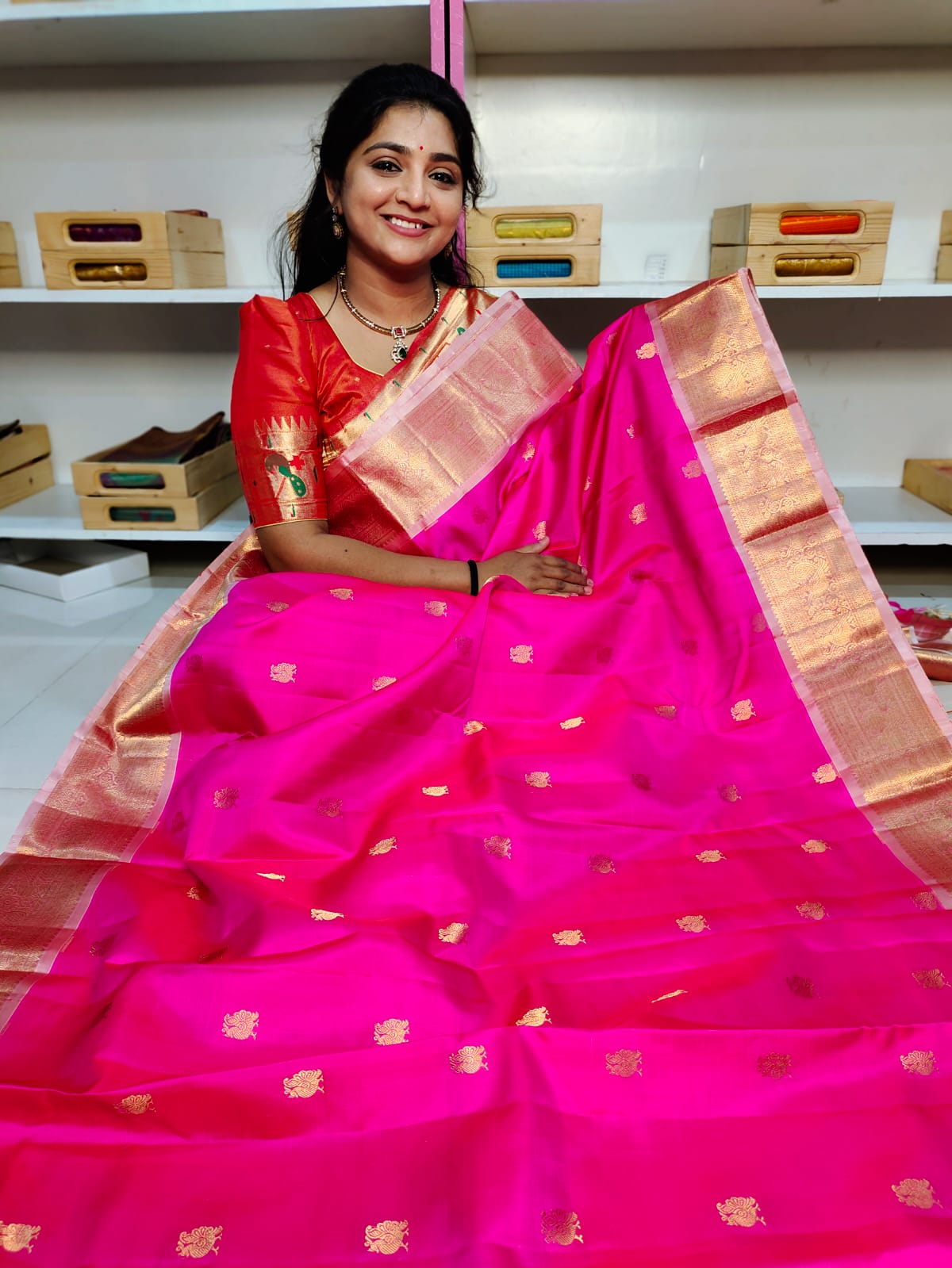 Pure handloom silk mark vintage kanchi pattu sarees