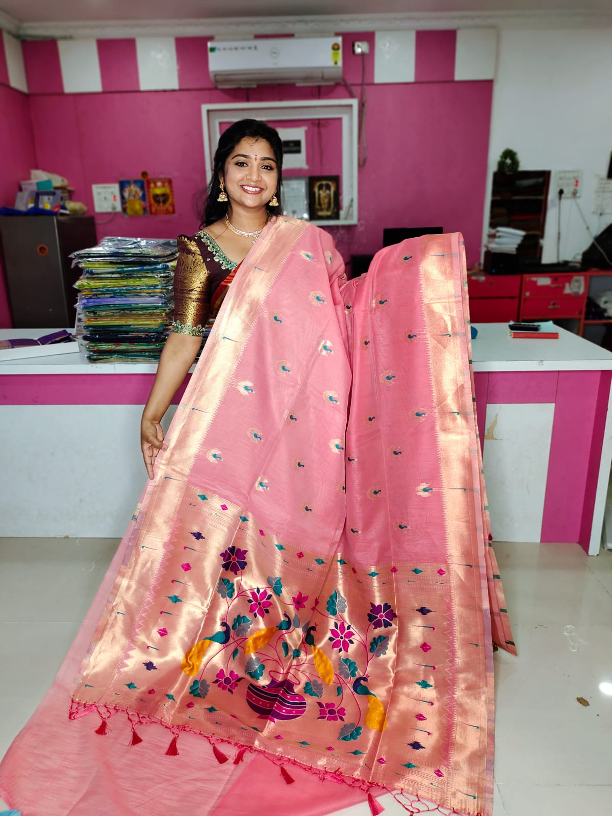 Jamdani cottone saree