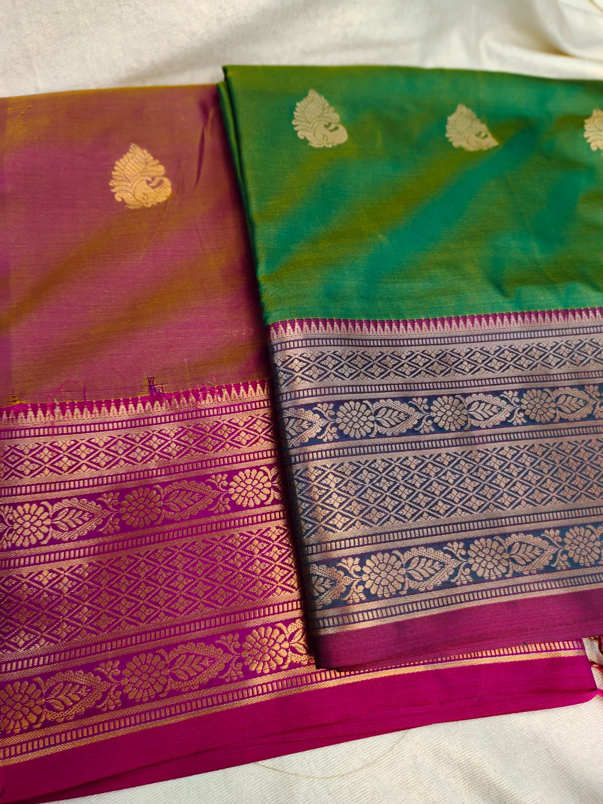 1+1 Uppada silk