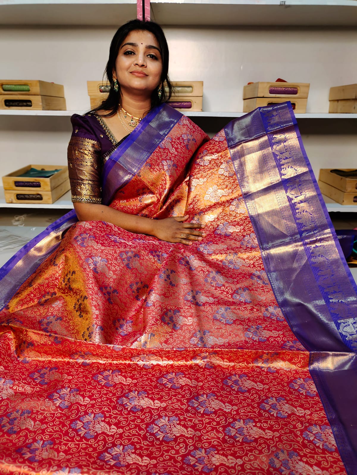 90% ఆఫర్ కంచి పట్టు సేకరణ