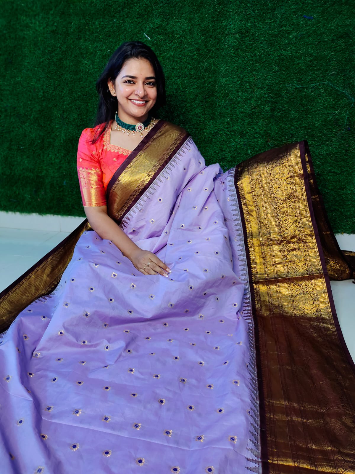 Vitange gadwal silk saree