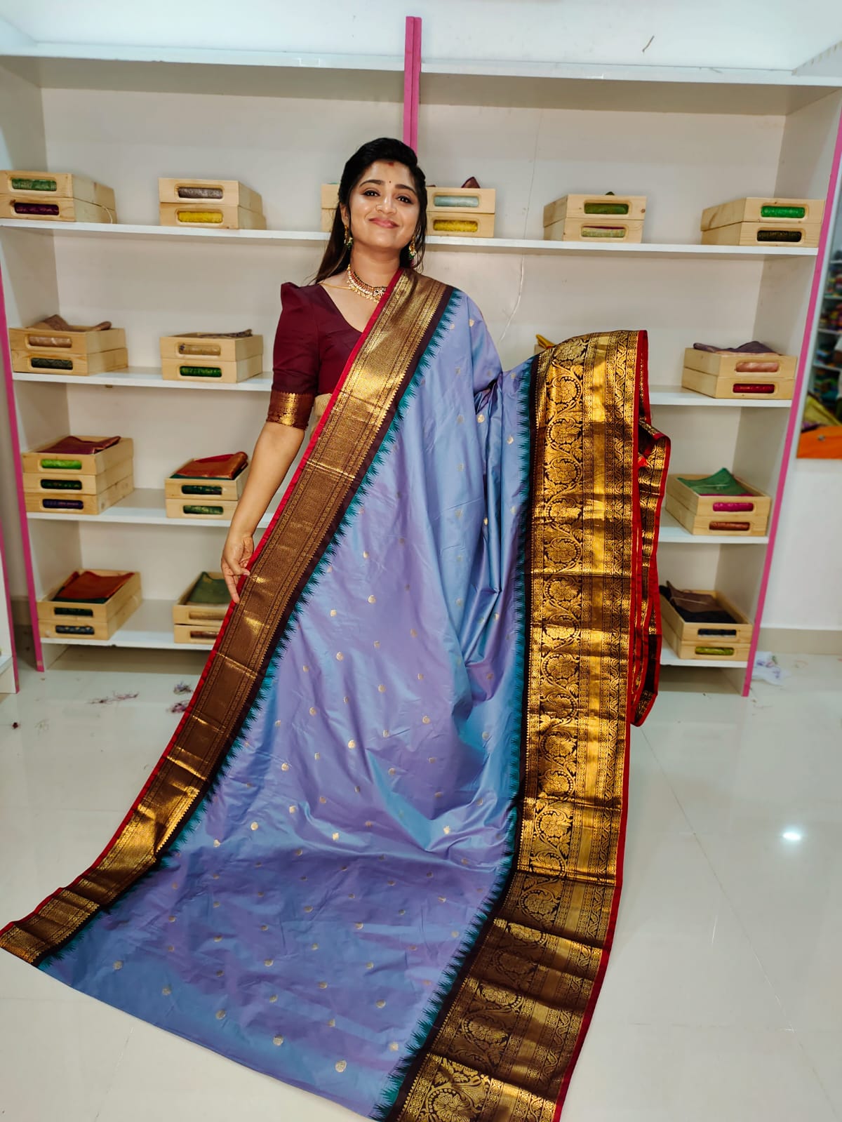 50% offer gadwal silk saree