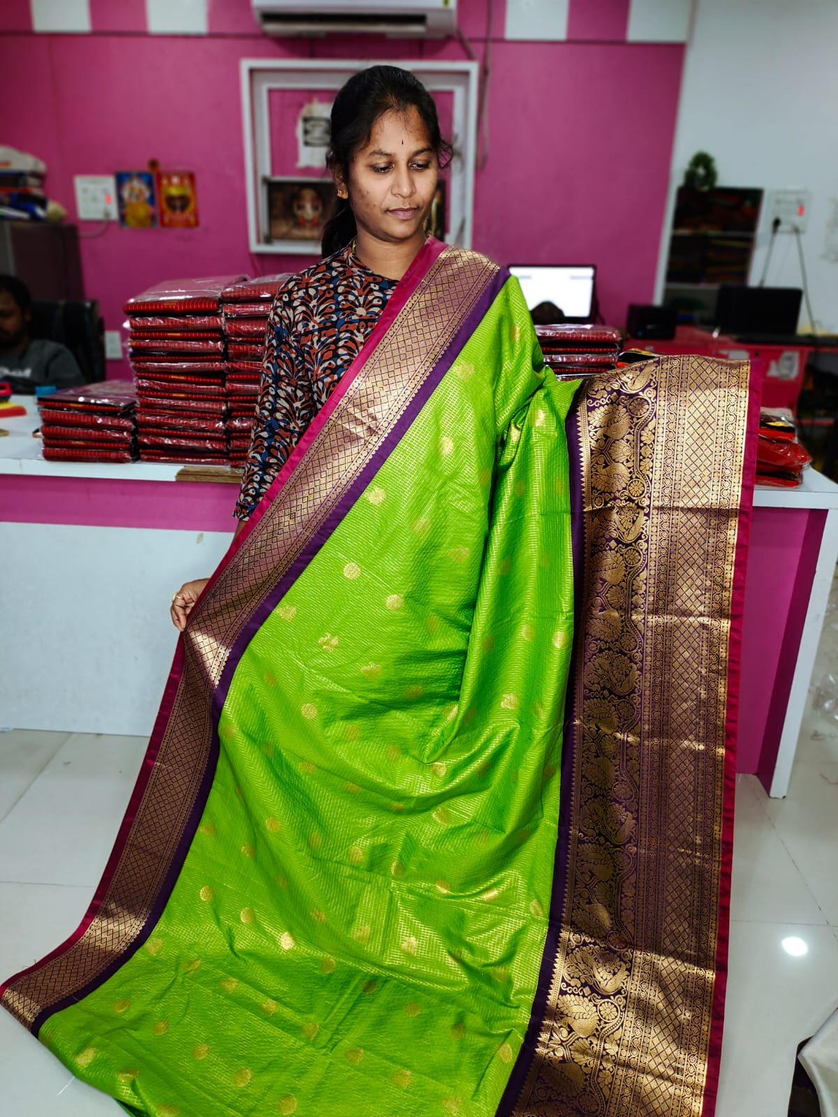 Vintage gadwal silk