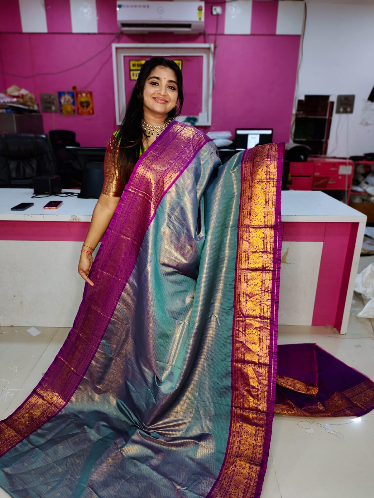 Vintage gadwal sarees