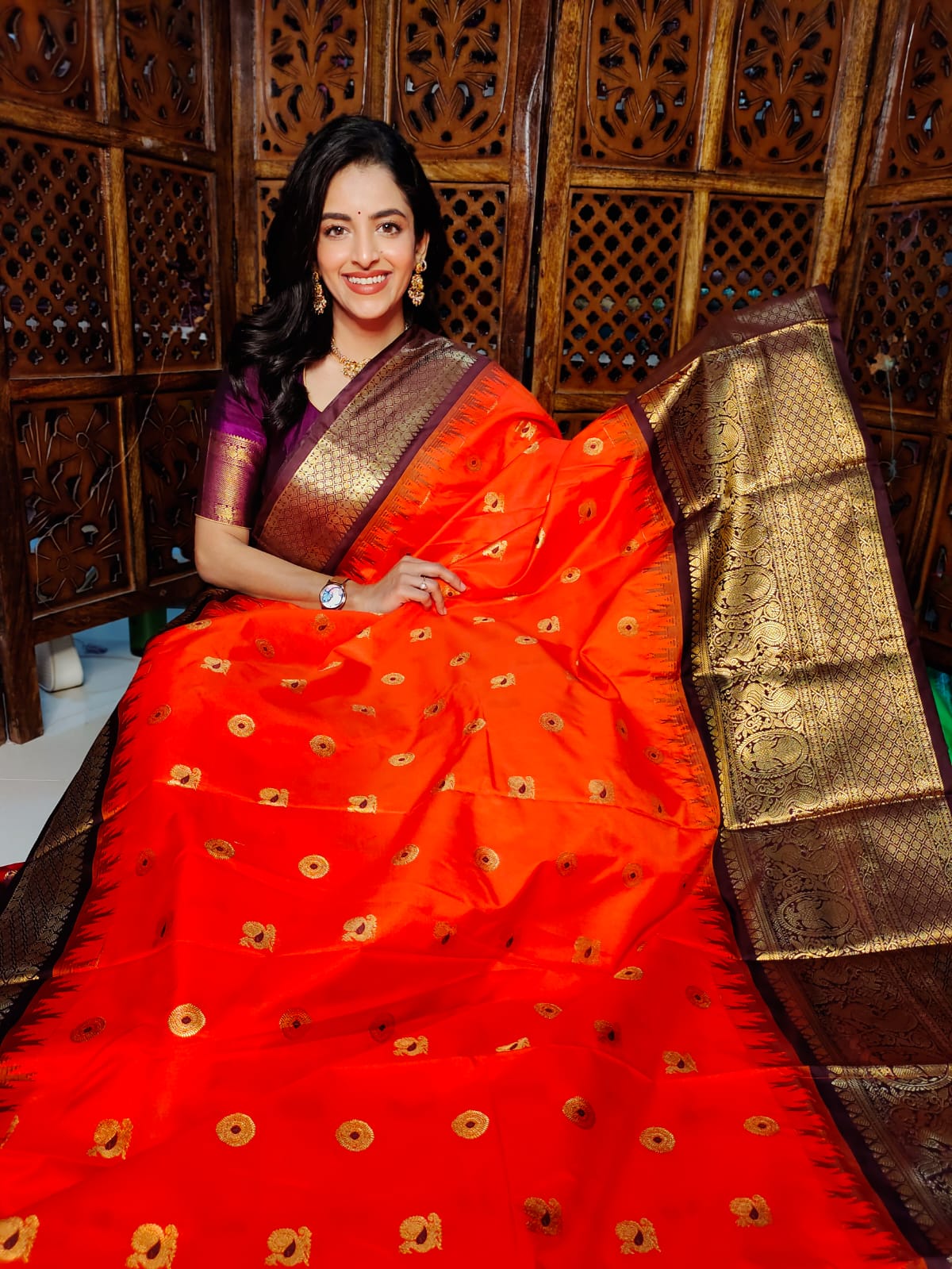 60% offer gadwal silk sarees