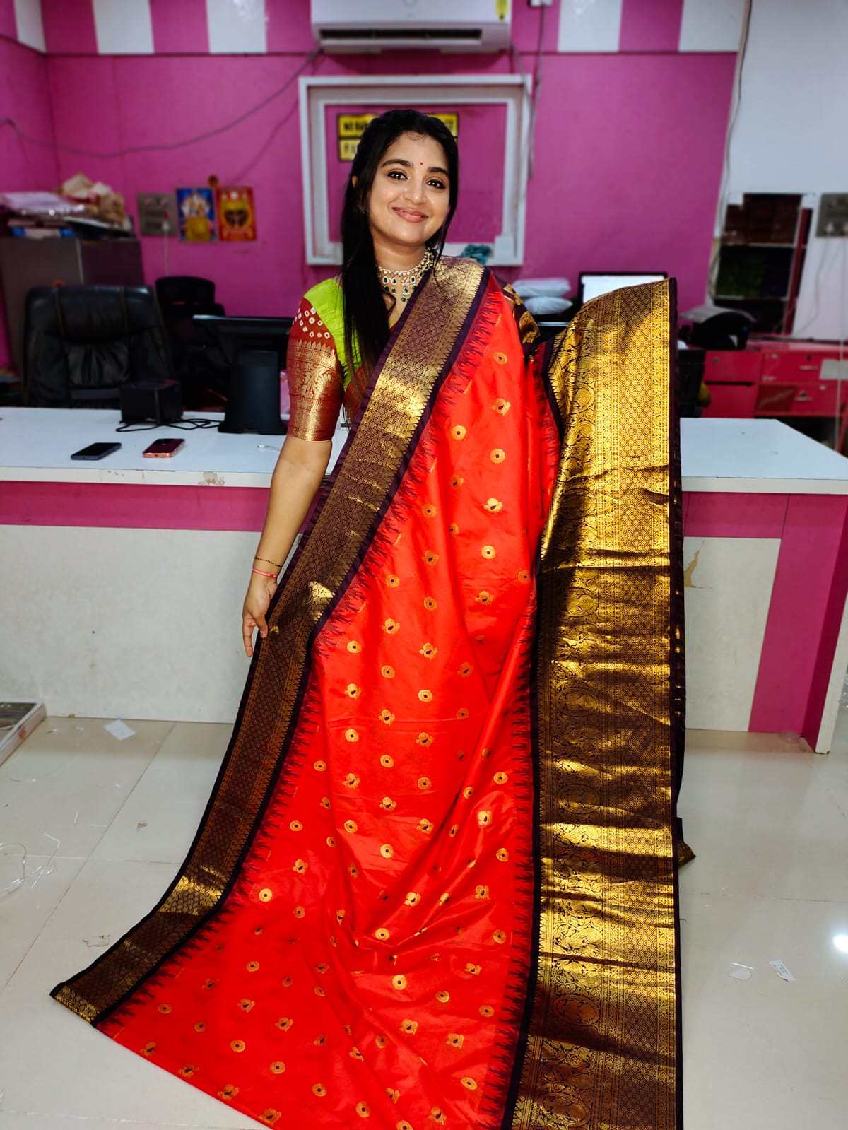 Vintage gadwal sarees