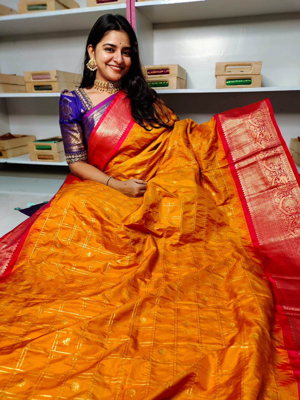 50% offer gadwal silk saree