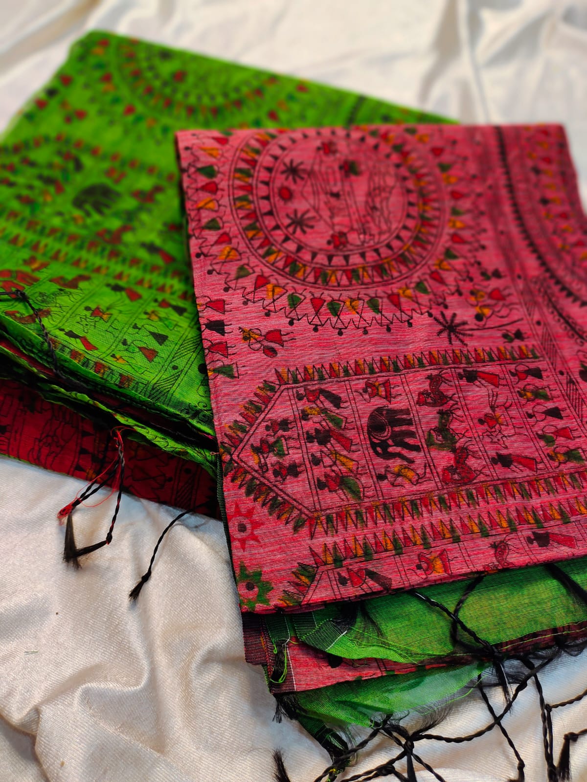 1+1 kadhi cotton saree