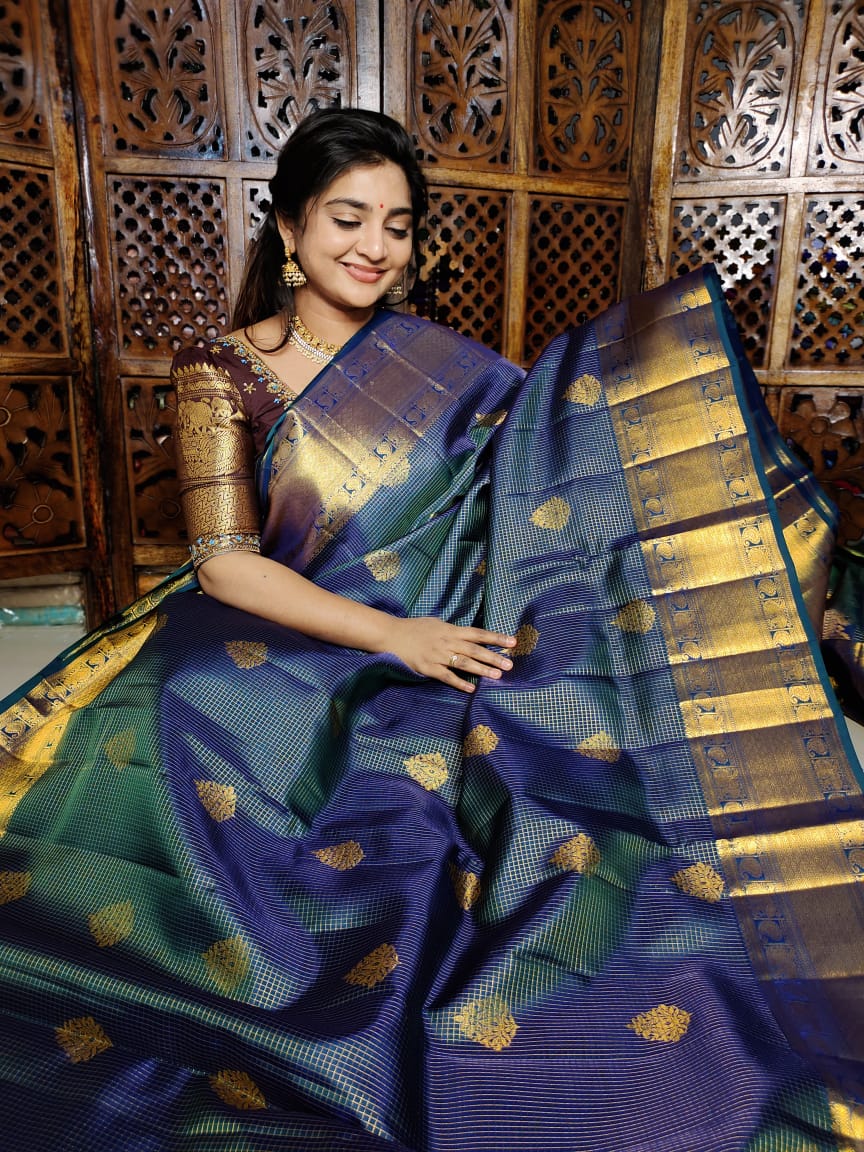 100% silk mark certified vintage kanchi pattu collection