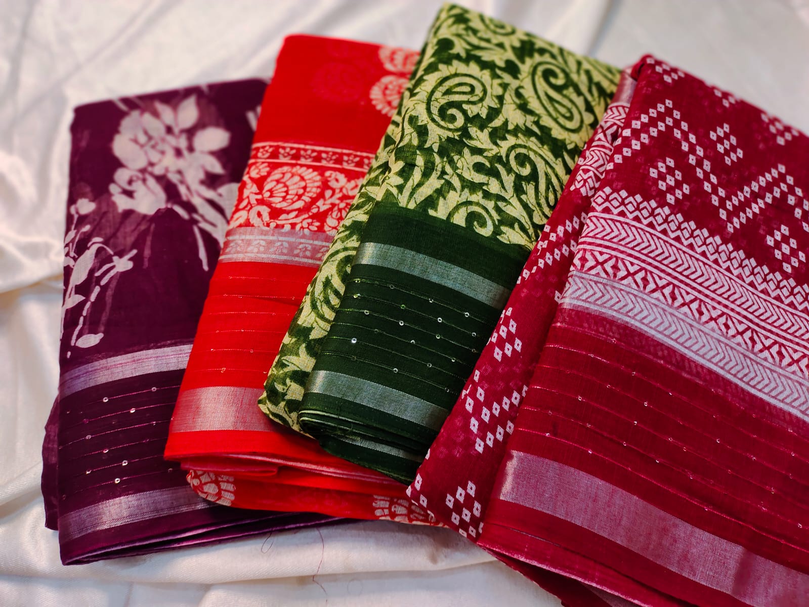1+3 dola silk saree