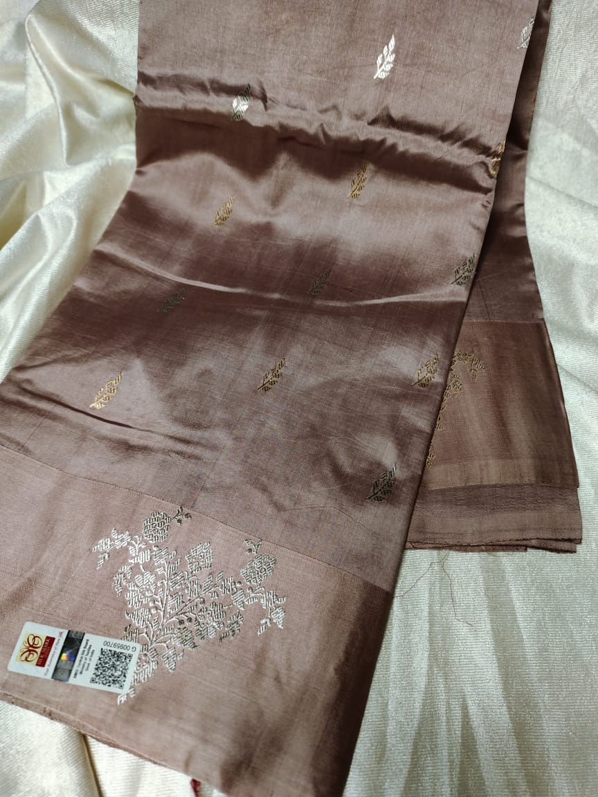 100% silk mark certified green Mango silk saree