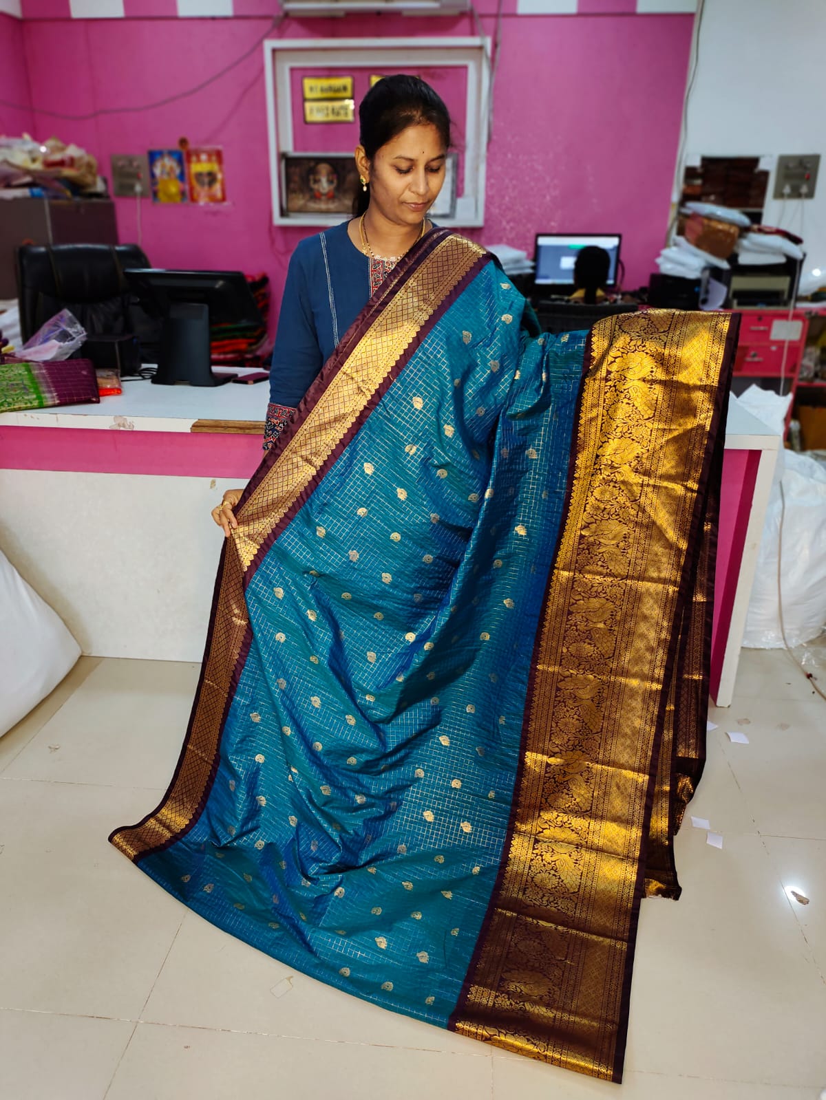 Vintage gadwal sarees