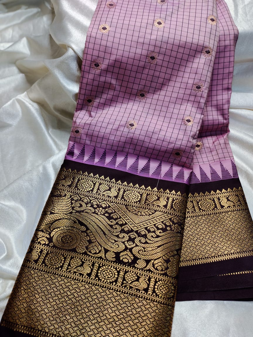Ashadam gadwal silk saree