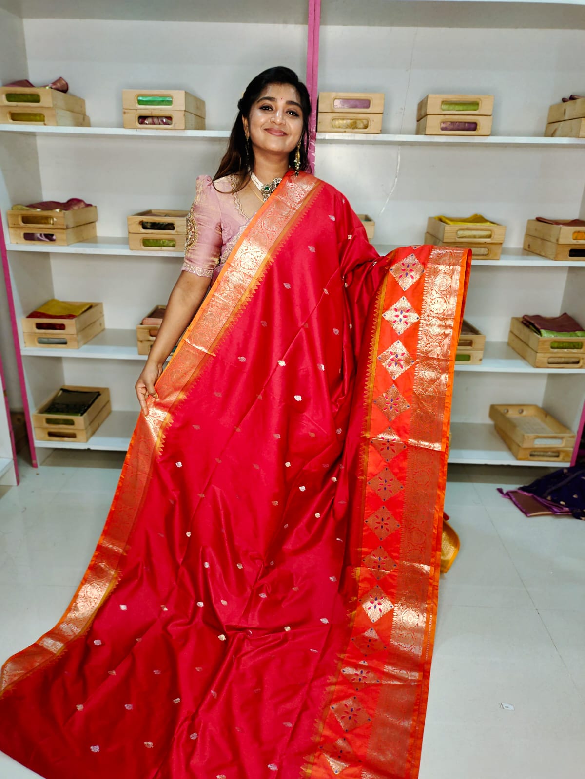 శ్రావణమాసం క్లియరెన్స్ సేల్ ఫ్యాన్సీ చీరలు