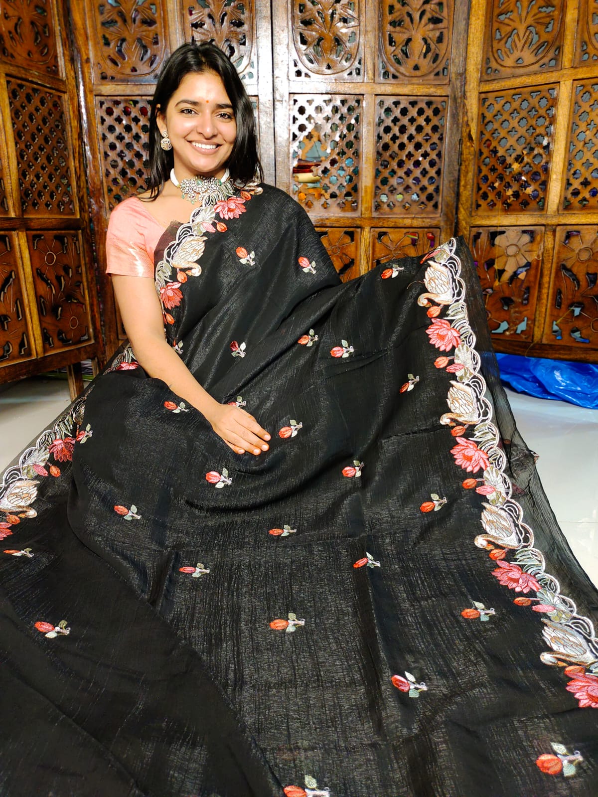 50% offer banarasi silk saree