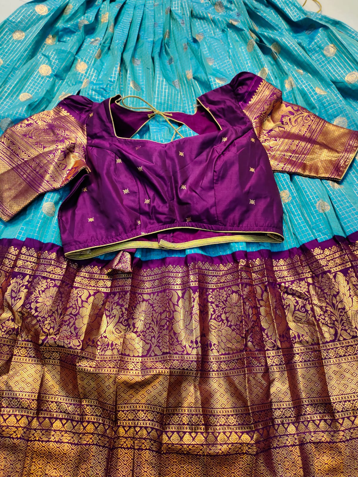 Ashadam gadwal lehangas sale