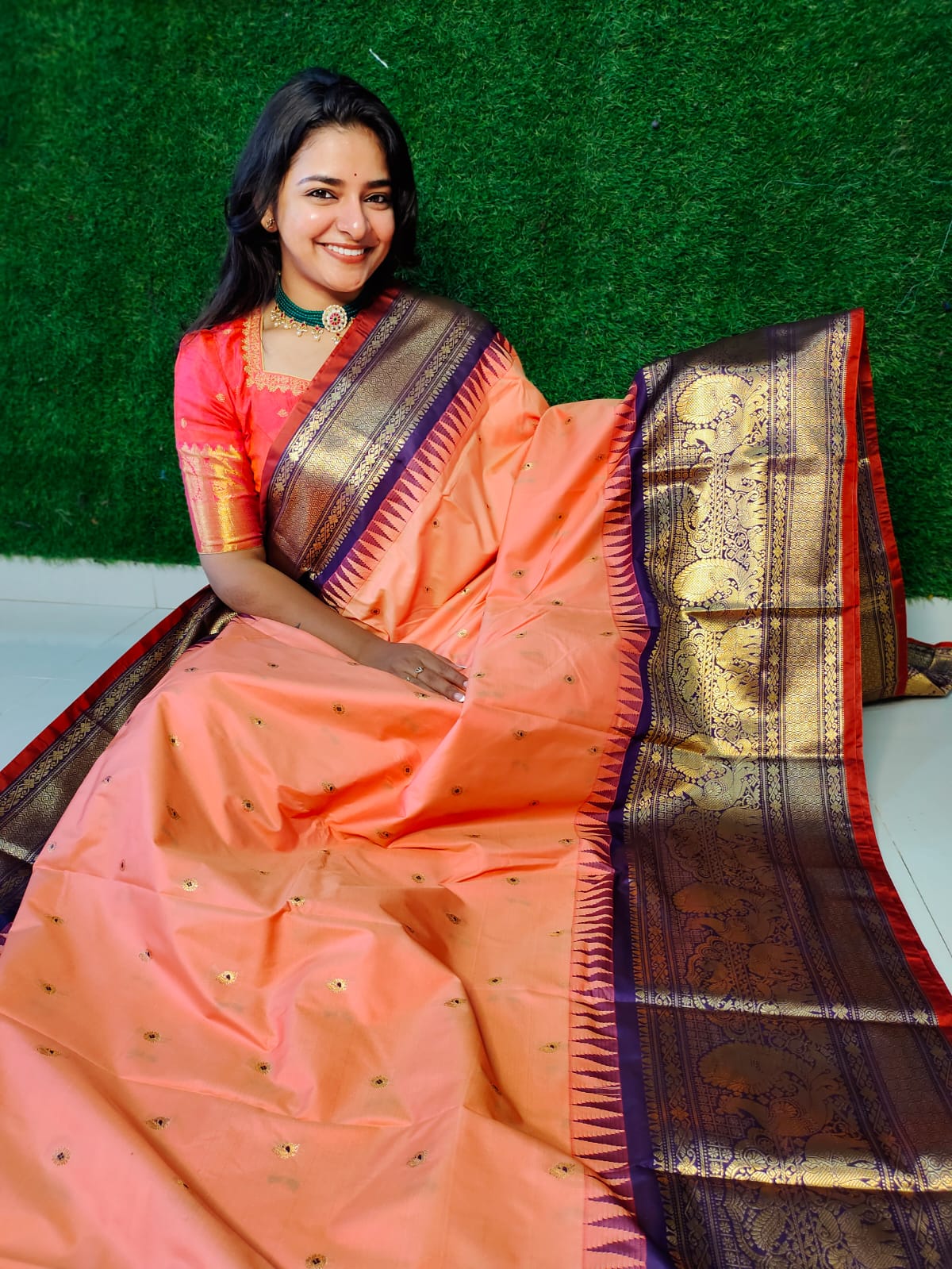 Vitange gadwal silk saree