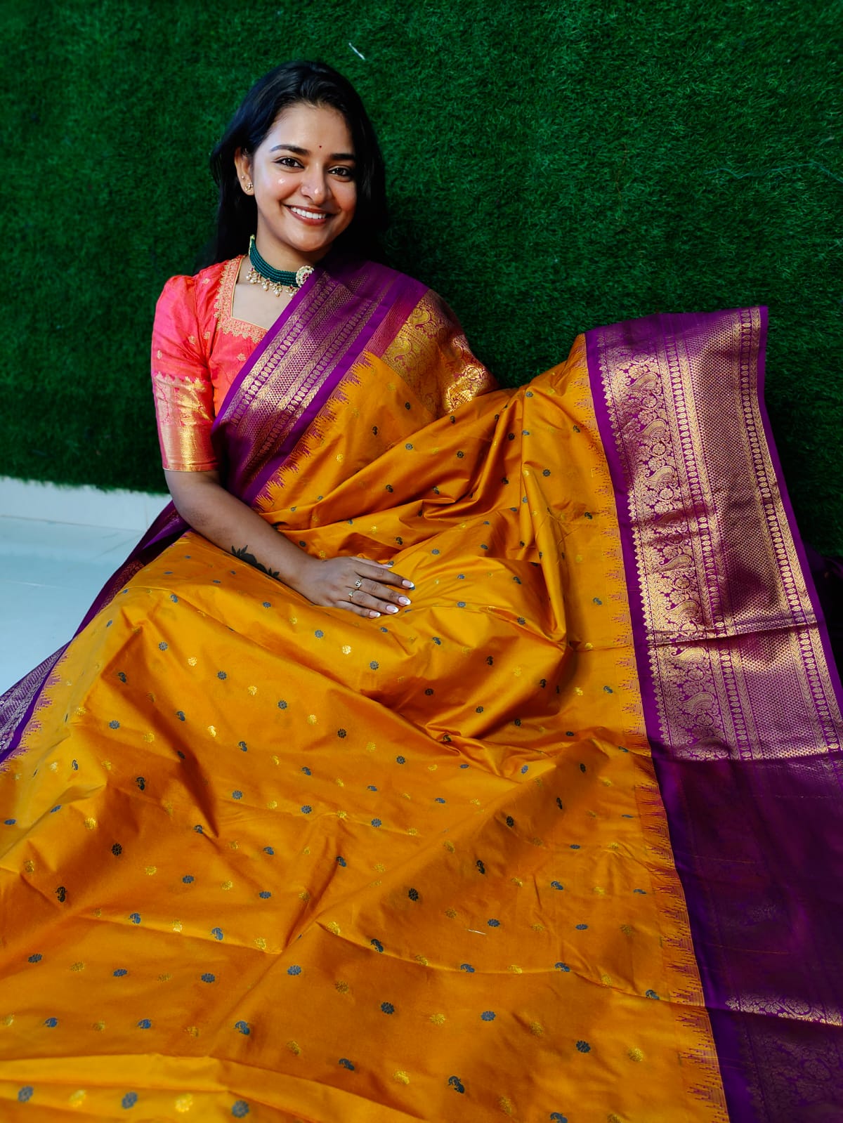 Vitange gadwal silk saree
