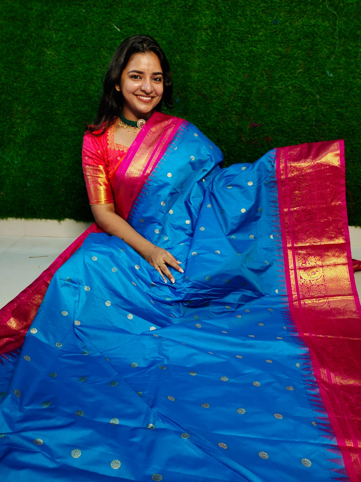 50% offer gadwal silk Saree