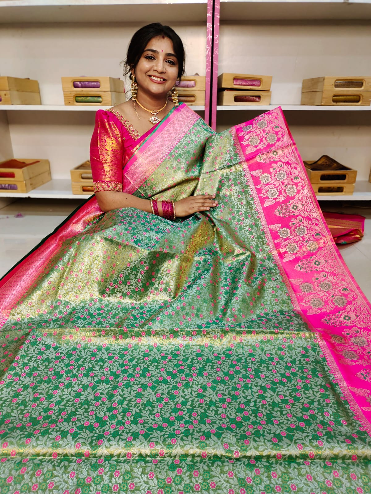 90% offer Kanchi pattu collection