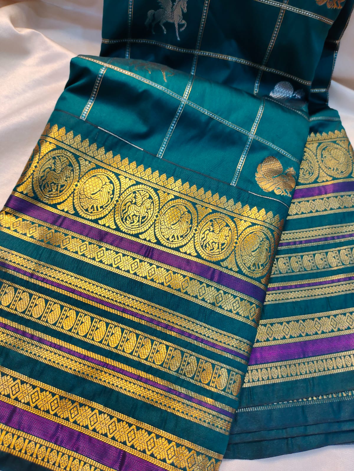 Vintage gadwal sarees