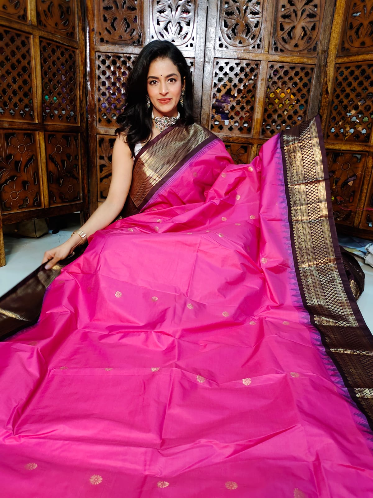 50% offer banarasi silk saree