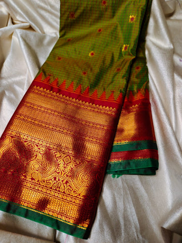 Vitange gadwal silk saree