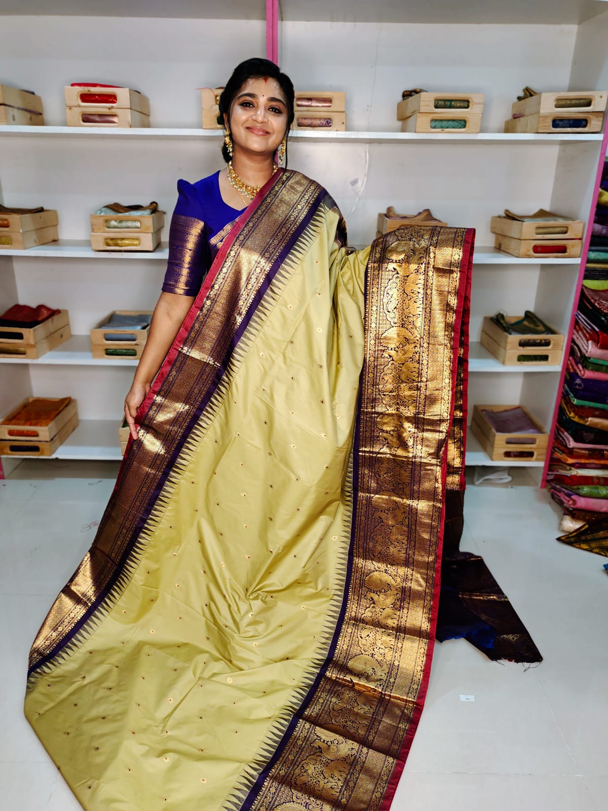 Primeme gadwal silk saree