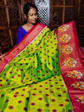 50% offer ikkat pattu sarees 
Silk mark certified