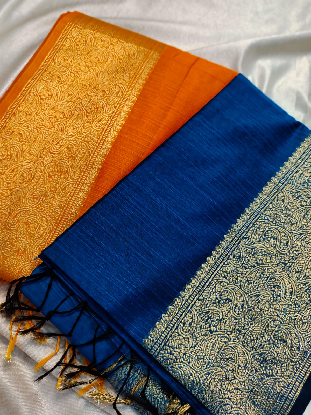1+1 Chanderi silk