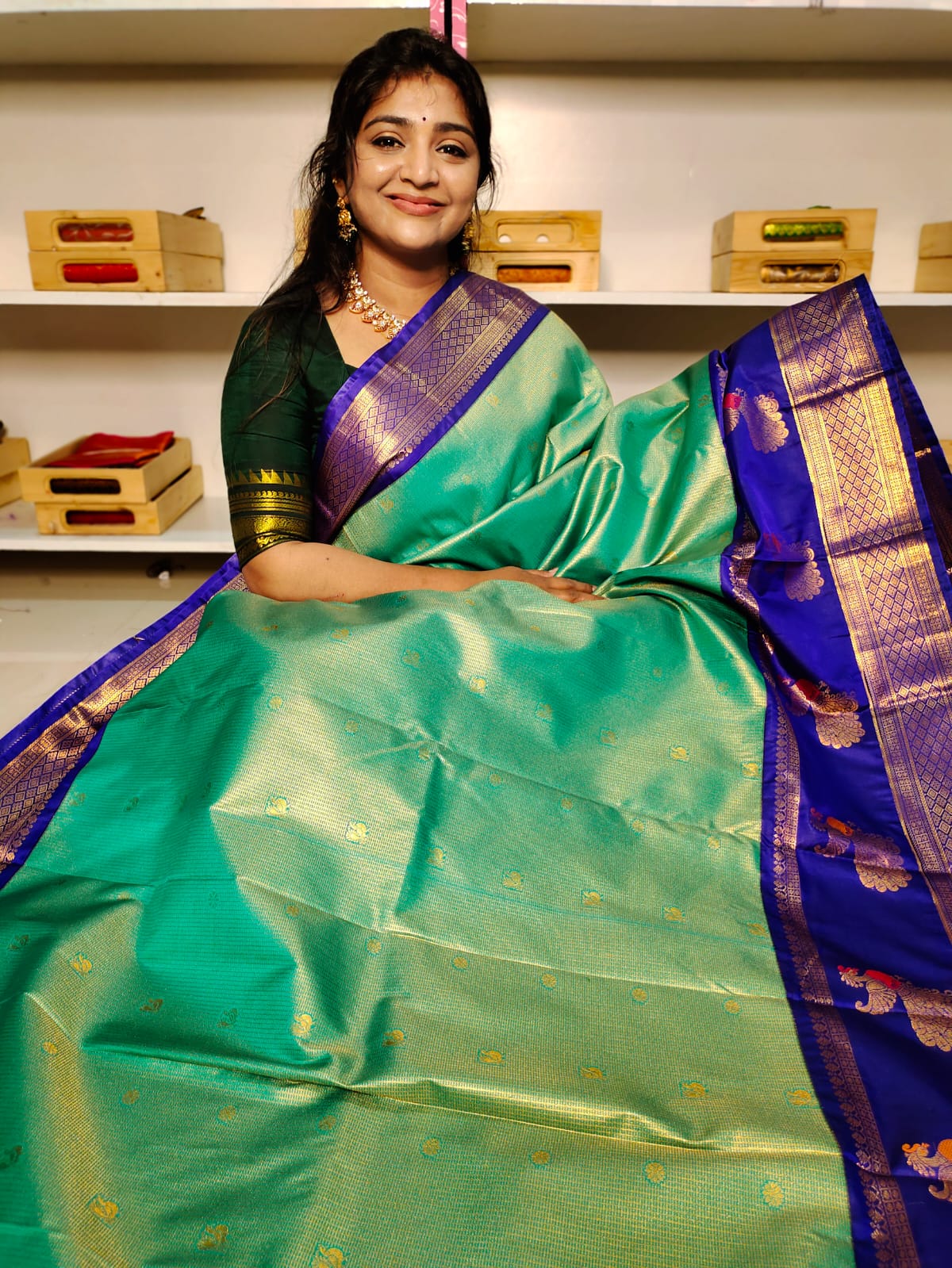 60% offer gadwal silk sarees