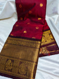Vintage gadwal silk saree